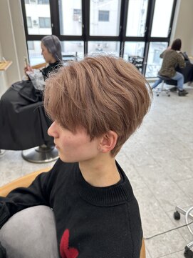 シカ 神戸三宮元町店(Cica) ベージュ　ハイトーン　ダブルカラー　ブリーチ　ケアブリーチ