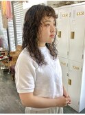くるくるパーマ×ロング