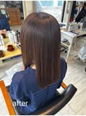 。艶髪＊エイジングケア縮毛  。