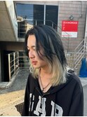 デザインカラー+メンズロングレイヤー