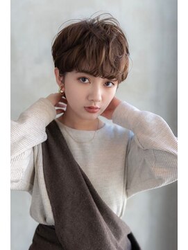 ドリップ バイ ハバナ 原宿(driP. by HAVANA) 20代30代大人美人ショートボブ/小顔ショートヘア/マロンベージュ