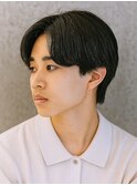 センターパート大学生脱力系梅雨トレンディ清潔感メンズ