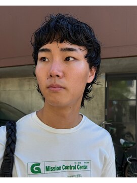 ナループロアオハナ(Nalu pu loa ohana) メンズウルフアンニュイヘア個性派メンズヘア