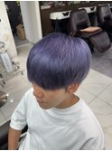 2ブリーチでラベンダーカラー