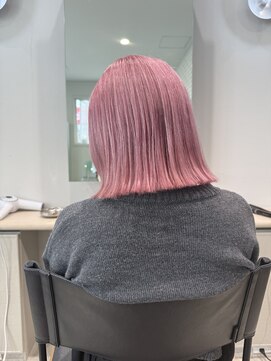 ダイアモンドリリー(Diamond Lily) ピンクカラー　ボブ