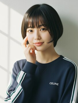 コトナ 越谷店 30代40代50代絶壁解消ひし形小顔前下がりショートボブ【越谷】