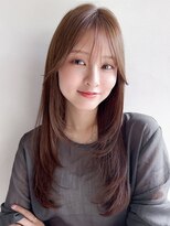 リヤン 表参道(lyann)&nbsp;ナチュラルカールサイドバングレイヤーカット美髪結べるボブ