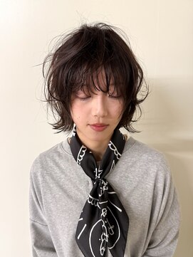 20代30代40代　レイヤーボブ/グレージュカラー