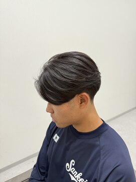 センターパート(宮崎/メンズ/宮崎美容室/メンズパーマ)