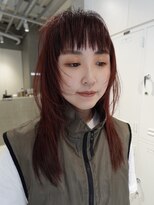 テクネ 天神大名(techne) 天神大名ピンクベージュダブルカラーケアブリーチレイヤーカット