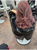ブリーチハイライト髪質改善ダブルカラーレイヤーカット/本厚木