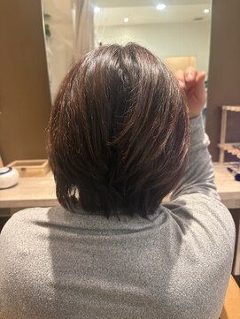 ブロッサム 東久留米店(Blossom) 前髪あり◎大人ミディアム×ひし形シルエット春ヘア