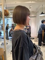 ロマリア ヒルズ 表参道 原宿(Lomalia HILLS)&nbsp;グレージュボブ[表参道/原宿/ダブルカラー/ケアブリーチ]