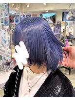 トーキョー オタクヘアー(TOKYO OTAKU HAIR) ブルーシルバー ブリーチカラー ダブルカラー