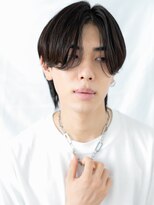 モッズヘアー メン 戸田公園店(mod's hair men)&nbsp;20代30代ブラックセンターパート大人ウルフショートe戸田公園