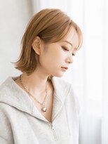 エスドットブルーム 梅田店(S.BROOM) 外はねボブ/ベージュカラー