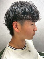 ディスイズバーバーフォース(THIS IS BARBER 4th)&nbsp;ツーブロックマッシュ ラウンドマッシュ ツイスパ 束感パーマ