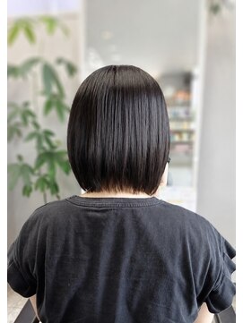ヘアーフォーカス 【髪質改善】朝時短が叶う、お手軽ストレートボブ