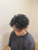 クロウ 豊川(CROW)&nbsp;ルーズパーマルーズショート波巻きパーマ豊川メンズパーマ