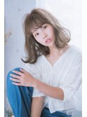 おしゃれで楽ちん☆くせ毛風ゆるくしゃパーマボブ