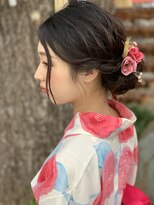 カフーヘアー スパ メイク(kafuu hair spa make) 主役級ゆるふわナチュラル浴衣ヘア
