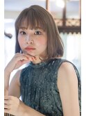 Aimee 町田ワンカールボブ×シアベージュ