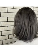 ブリーチオンカラー☆大人可愛い☆透明感カラー×グレー