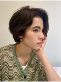 ワンカールパーマで作るニュアンスショート
