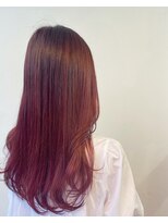 ヘアメイク オブジェ(hair make objet) 韓国スタイル ピンクグラデーション