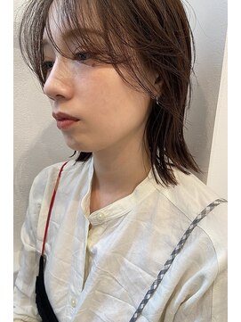 キコ 天神大名西通り店(kico) kico☆オリーブカラー×くびれショート×ショートウルフ×