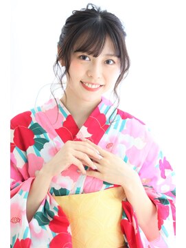 ヘアリゾート ラグーン(hair+resort lagoon) 【lagoon阿部春菜】浴衣♪紐アレンジ♪ヘアセット☆