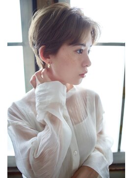 クレドガーデン 吉祥寺店(CRED GARDEN) くびれショート×ヘーゼルベージュ/モテ髪/小顔補正立体カット