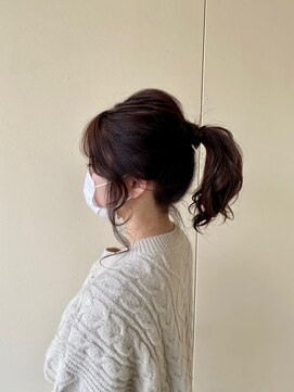 カシェ リタ ヘアー(CACHE'&RITA HAIR) ツヤ感◯ピンクブラウン