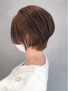 アイティーバイアルバム 松戸店(IT by ALBUM) 大人ショート_ショコラベージュボブルフベビーバング_ba379141