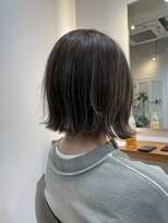フレリス(FreRis)&nbsp;切りっぱなしボブ×アースカラー☆透明感ショート