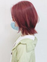 テテ(tete.)&nbsp;外ハネボブくびれレイヤーカット/モーブベビーピンク