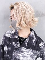 アルバム 渋谷パルコ(ALBUM)&nbsp;ホワイトベージュ_チェリーブラウンフェミニンロング_ba322223