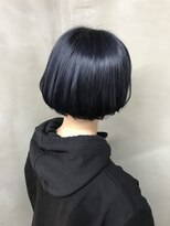 グランルッソ 広島本通(GRAN LUSSO) 髪質改善/透明感抜群ブルーブラック/マッシュヘアー