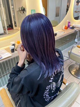 テトラ バイ ネオリーブ 横浜西口店(tetra by neolive) 横浜★ブリーチ必須　ケアブリーチ　ラベンダー