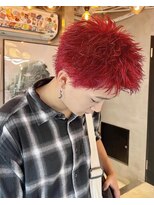 グナスティバイダムディー トウキョウ(GNASTY by DAMDEE TOKYO)&nbsp;スパイキーショート×ダブルカラー