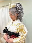 祝☆成人式♪ 可愛く【振袖着付け＋ヘアセット】 ※電話予約