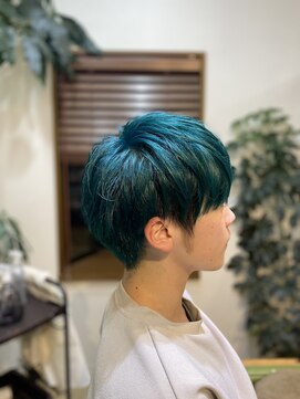 ミオ(mio) ブリーチ×エメラルドカラー