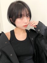 ネイロ バイ ジルブラン 葛西(NeiRo by JIL BLAN) ハイライト白髪ぼかしダブルカラーインナーカラーショートボブ