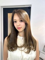 ベル(BHEL) 三重桑名韓国レイヤーカット顔周りレイヤーボブベージュカラー