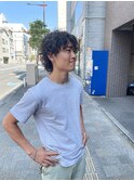 外国人風スパイラルパーマ