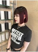 ボルドーボブスタイル