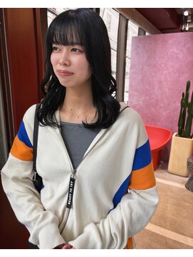 ローレンジウ(LOREN JU) 透明感髪質改善ベージュダブルカラーミルクティーグレージュ