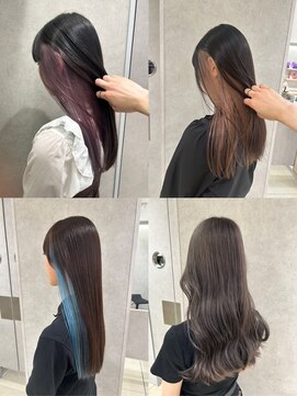 アッシュ 高幡不動店(Ash) ブリーチインナーカラーまとめ