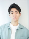 メンズショート刈り上げツーブロックアップバング横浜