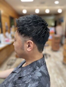 クロック バイ オハナ(Clock by Ohana) メンズカットアップバングスパイキーショート